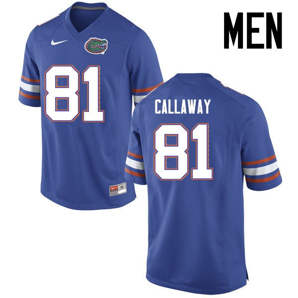 Florida Gators Men #81 Antonio Callaway College Football Jersey Blue